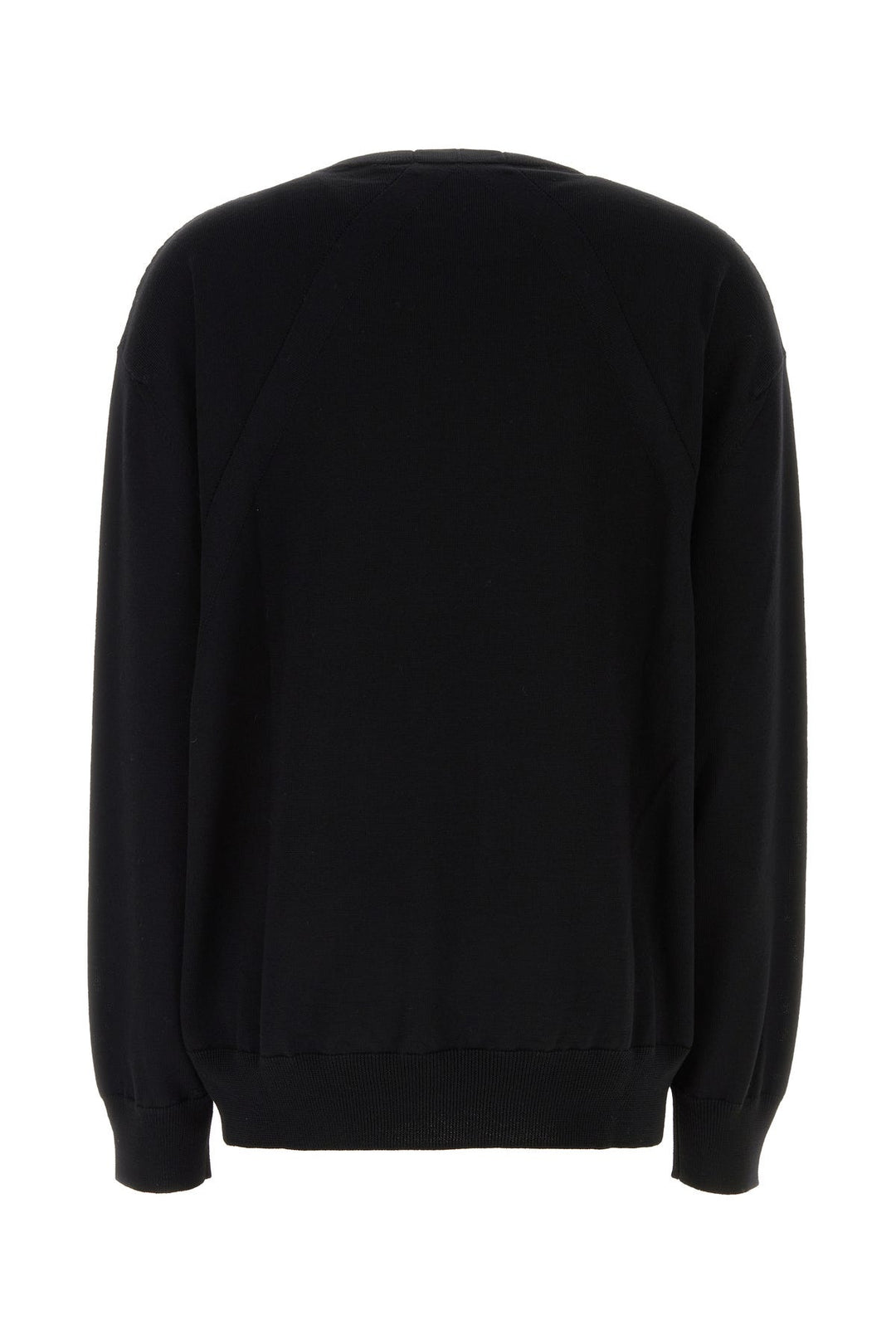 Black wool oversize sweater