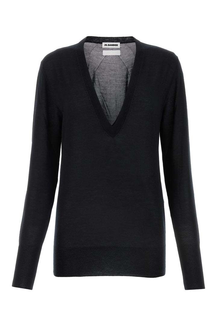 Black cashmere sweater