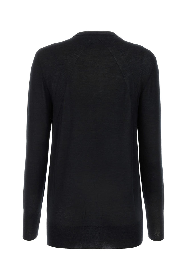 Black cashmere sweater