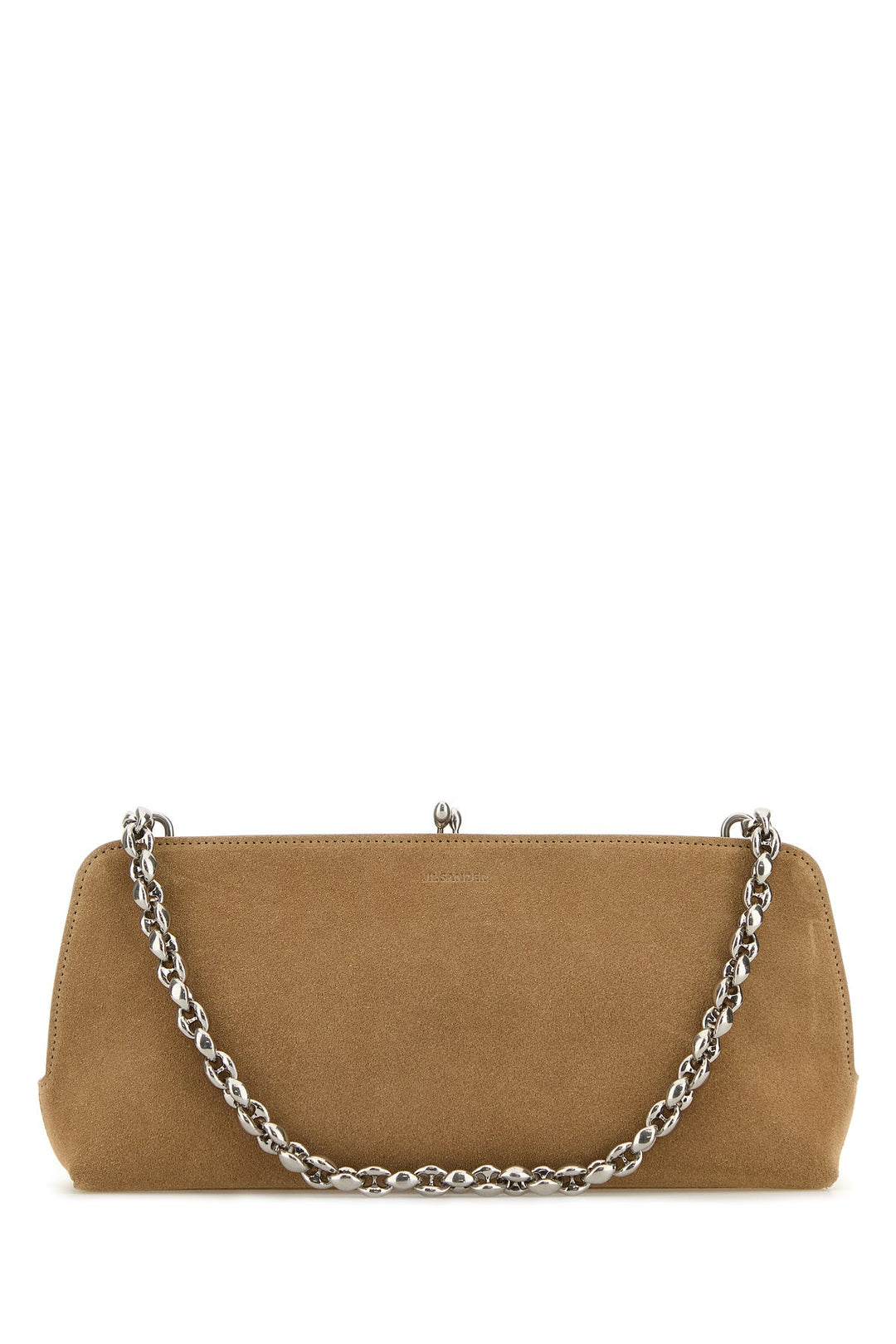 Beige suede Goji shoulder bag