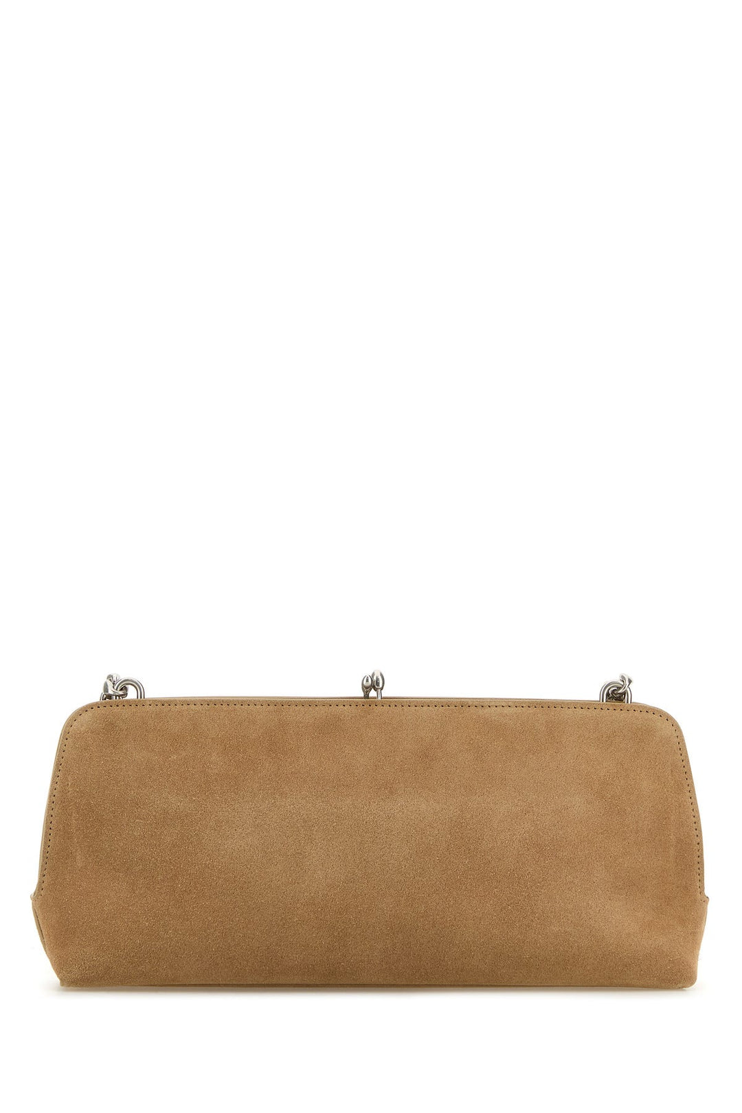 Beige suede Goji shoulder bag