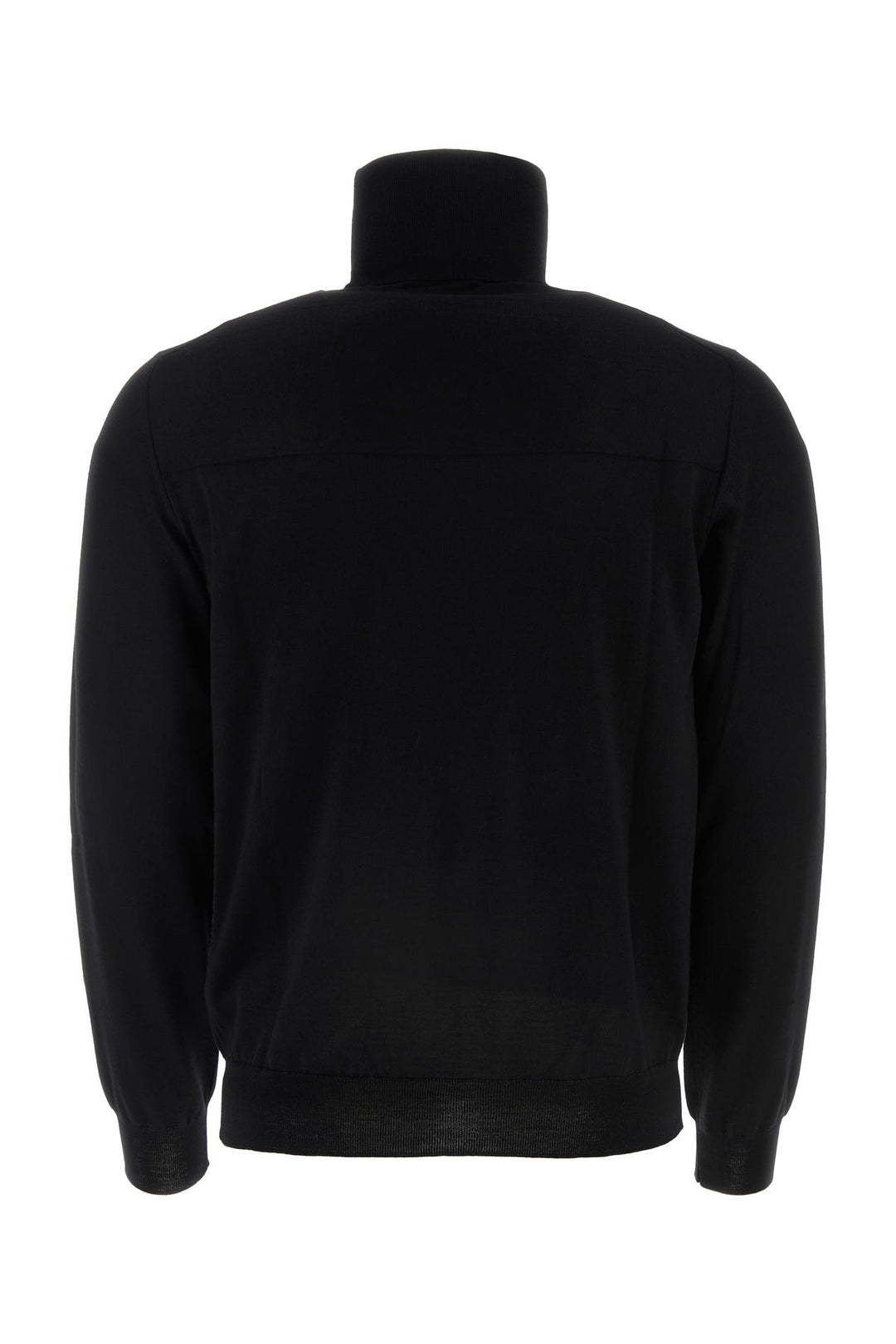 Black wool sweater