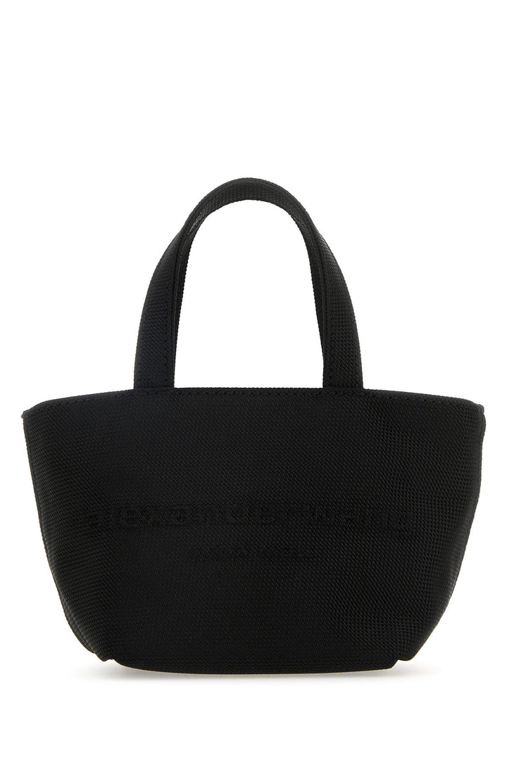 Black canvas mini Punch shopping bag