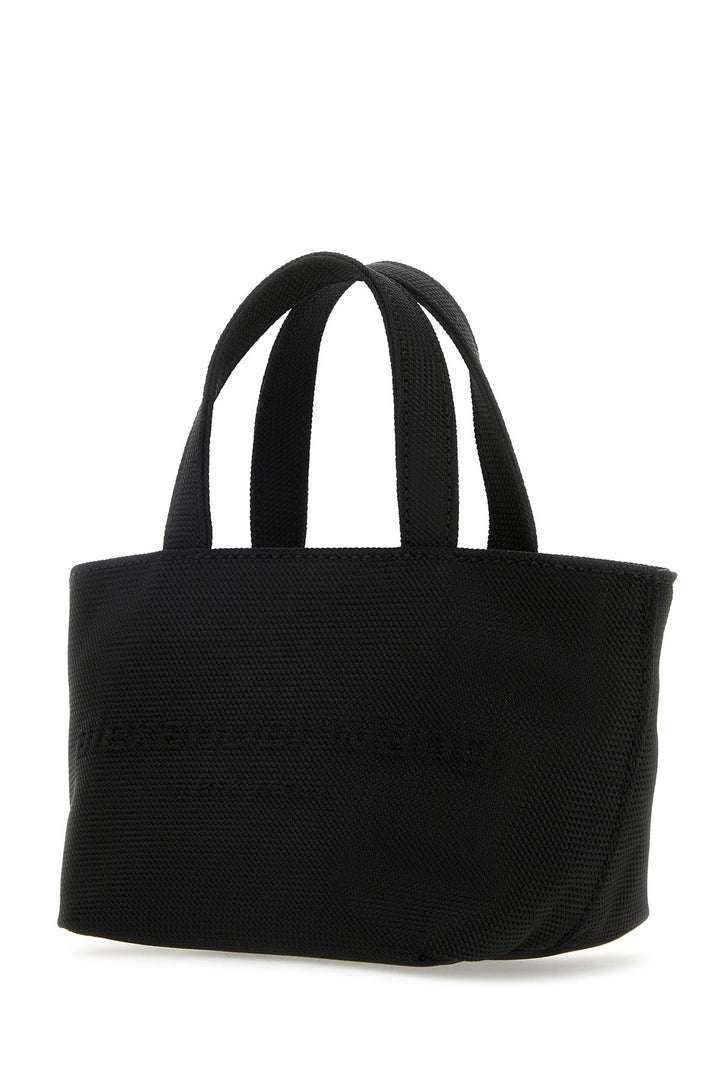 Black canvas mini Punch shopping bag