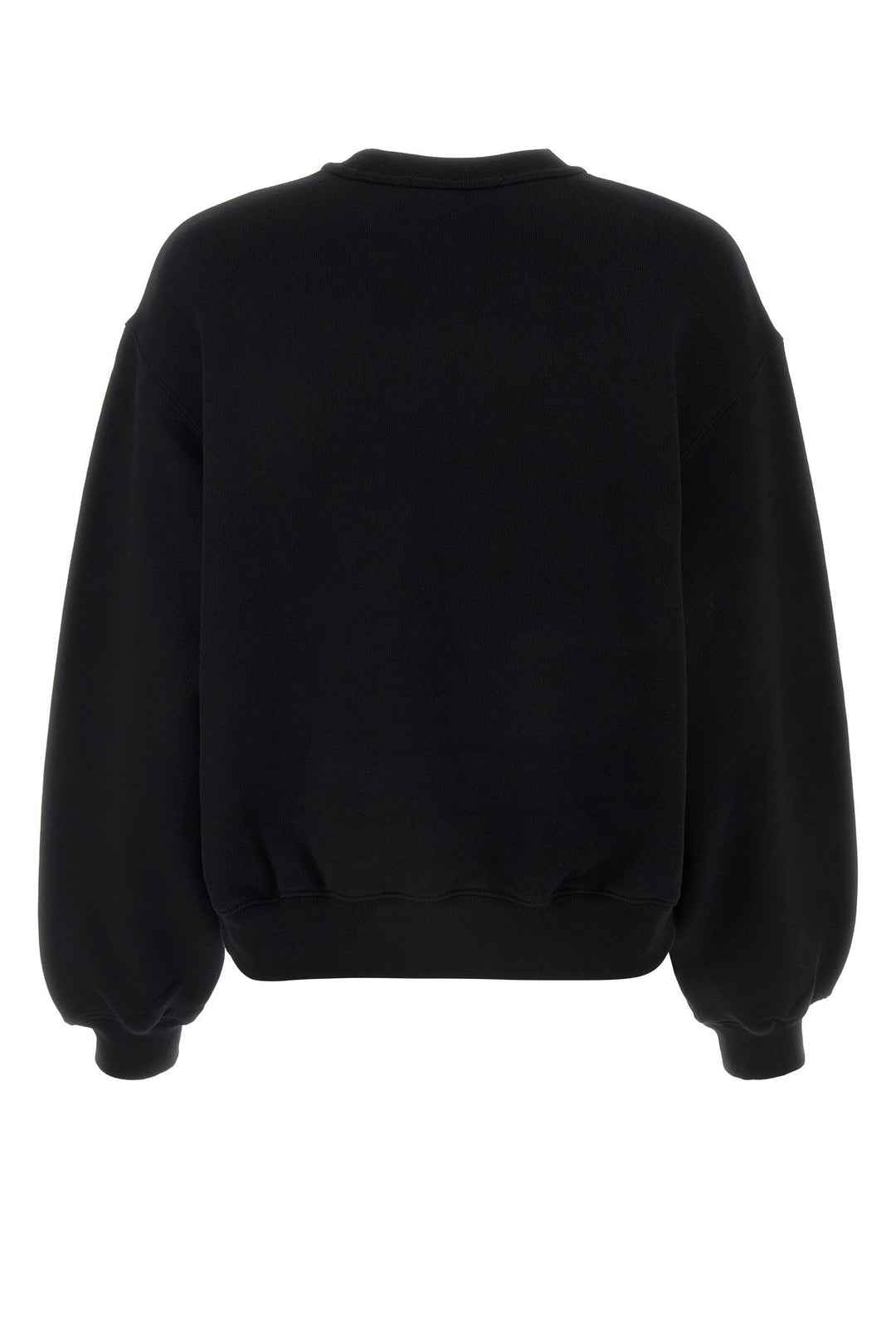 Black cotton sweatshirt