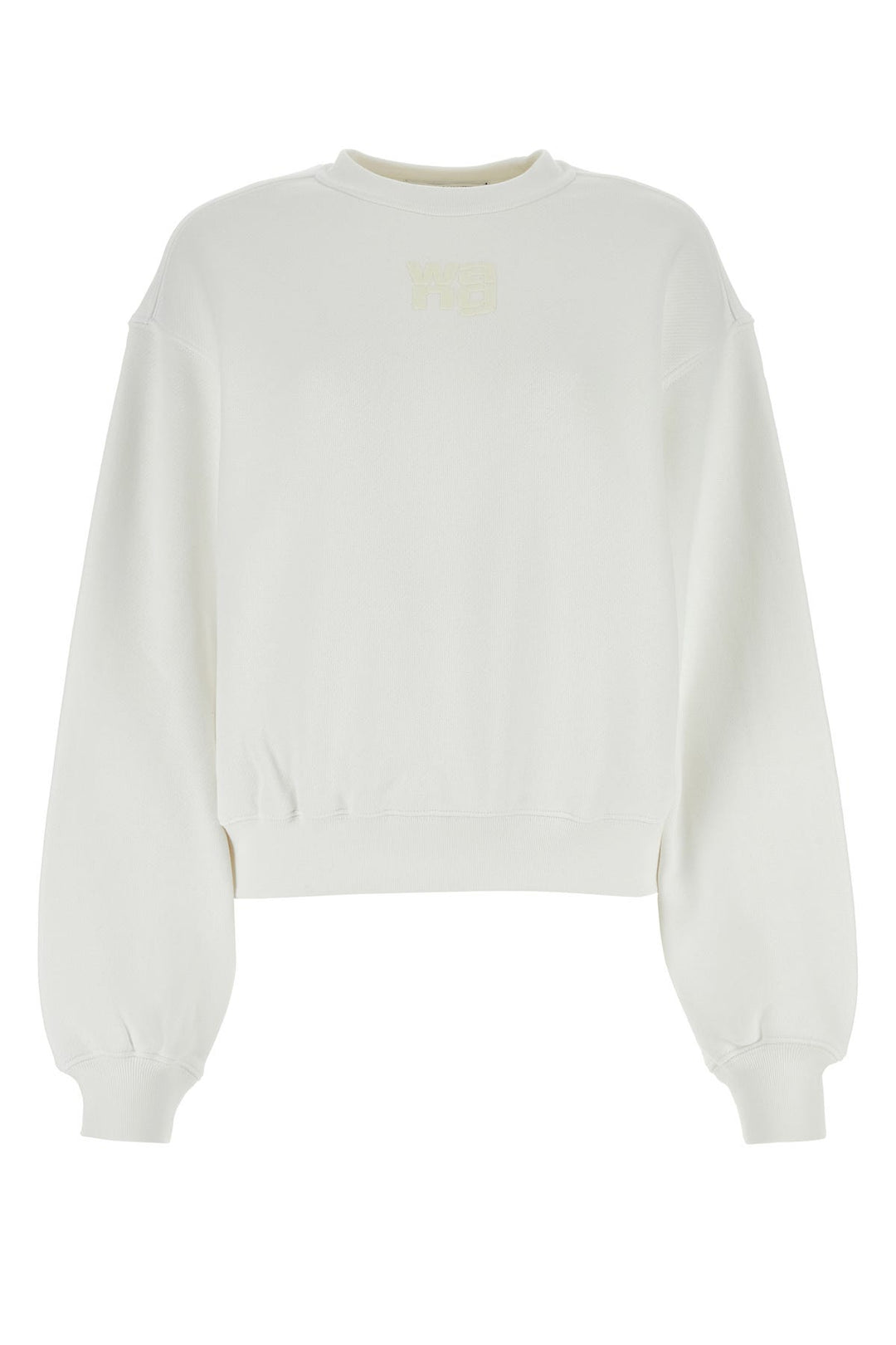 White cotton sweatshirt