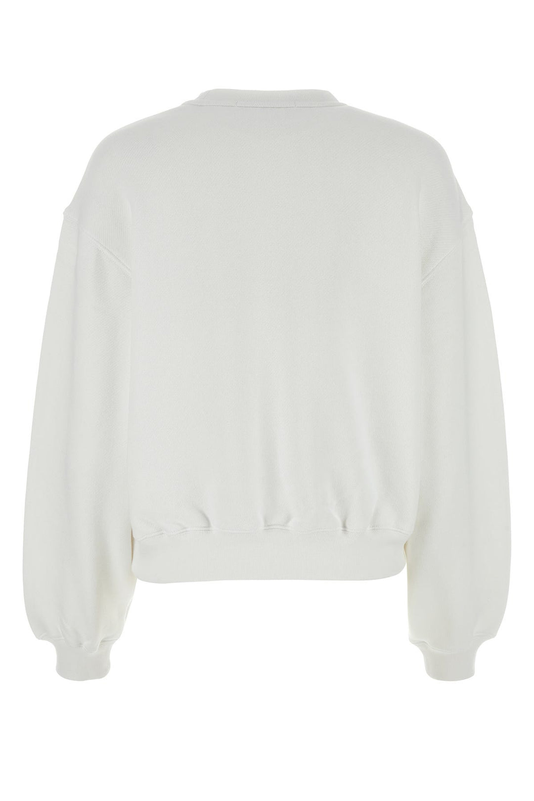 White cotton sweatshirt