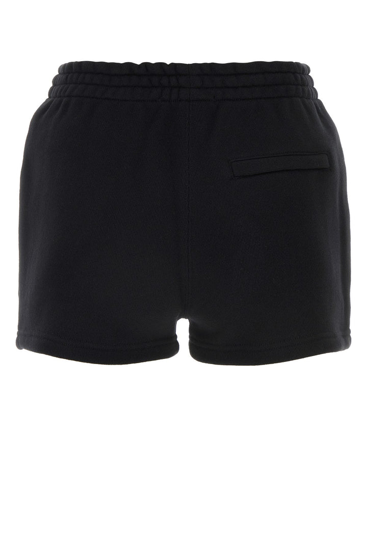 Black cotton shorts