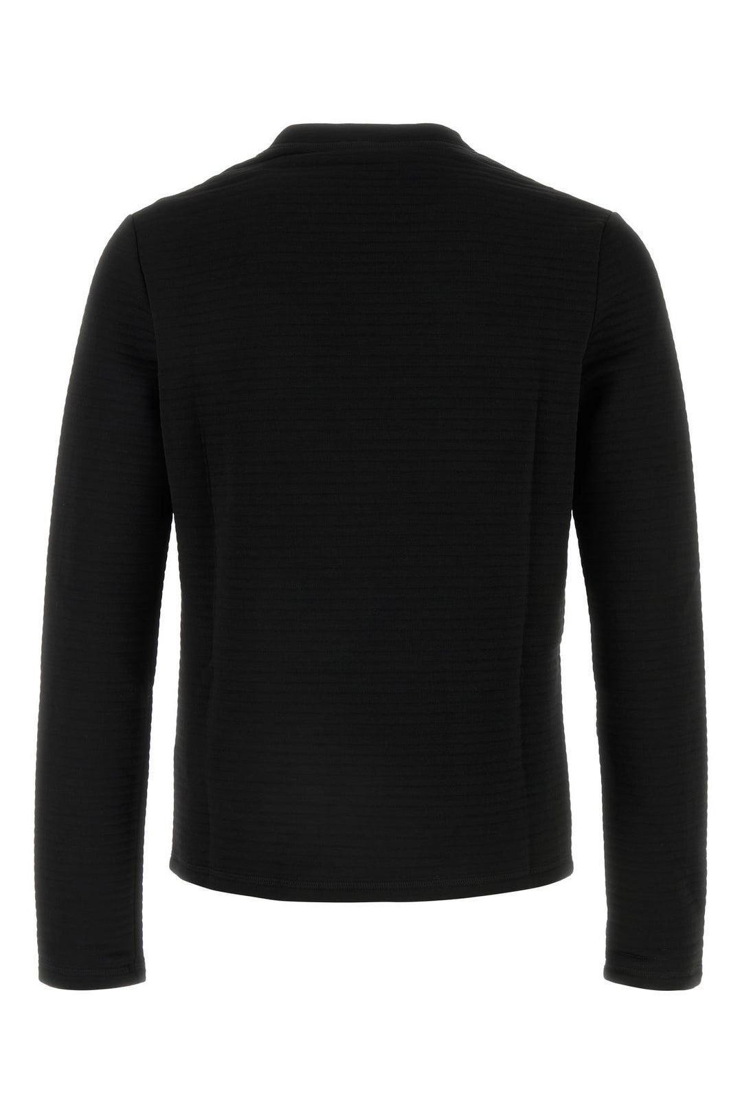 Black polyester blend sweatshirt