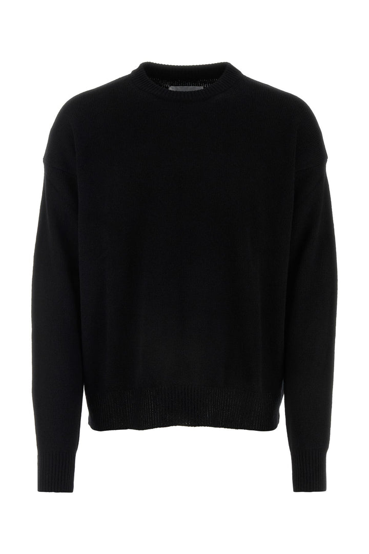 Black cashmere sweater