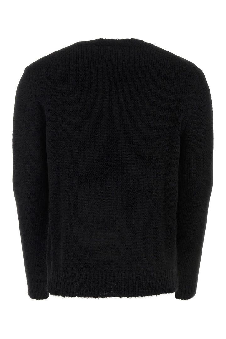 Black alpaca blend sweater