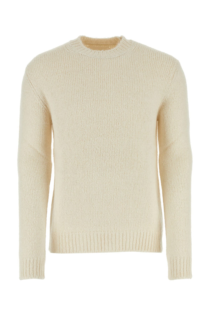 Ivory alpaca blend sweater