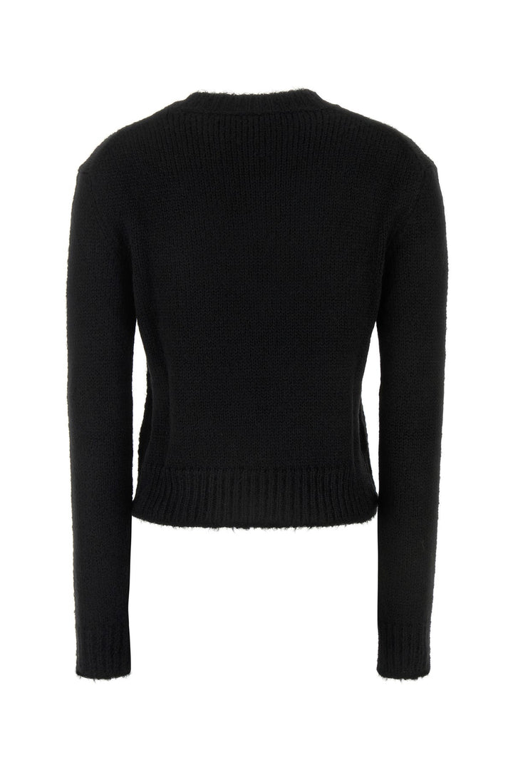 Black alpaca blend sweater