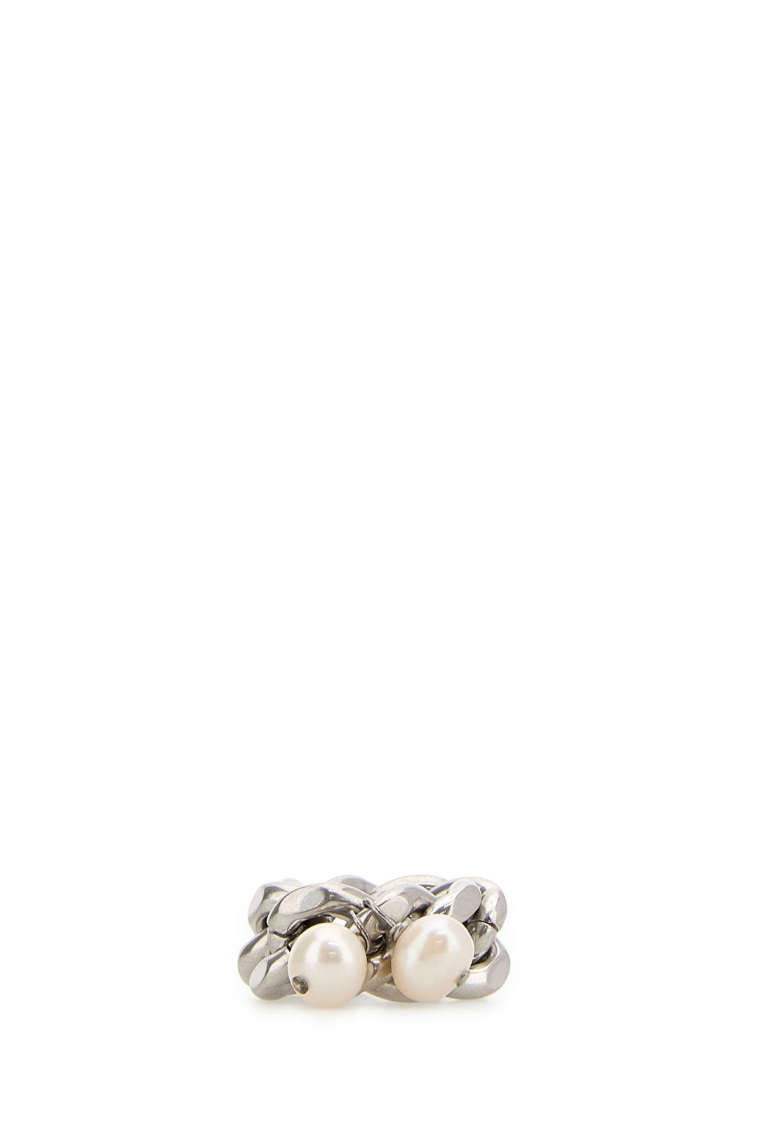 Silver metal ring