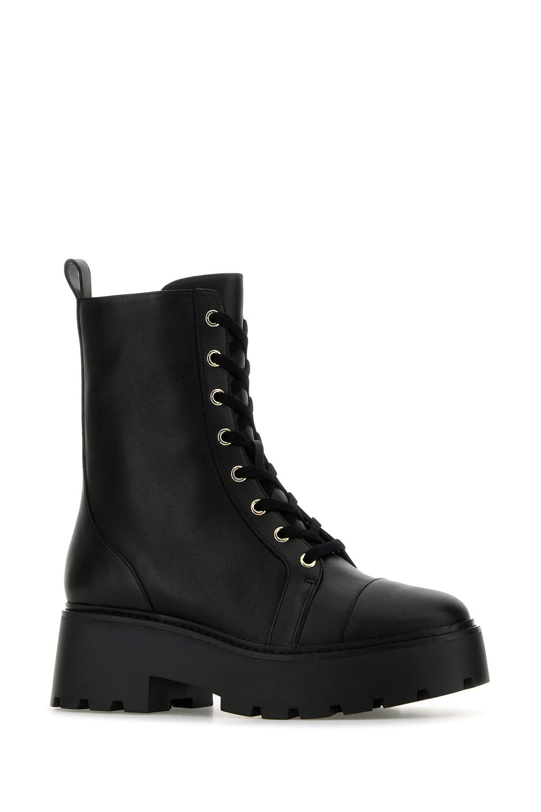 Black leather Blake ankle boots