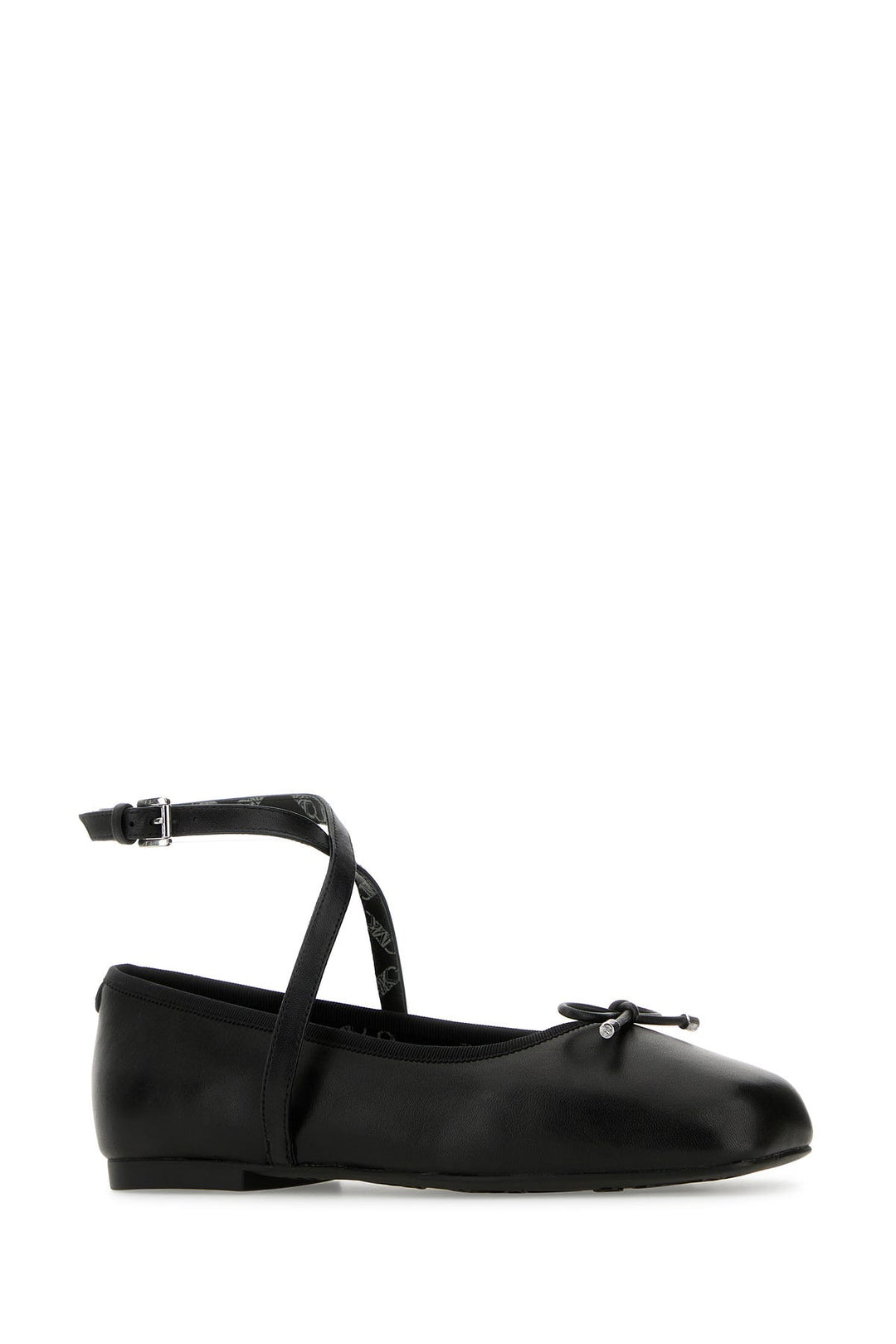 Black leather Collette ballerinas