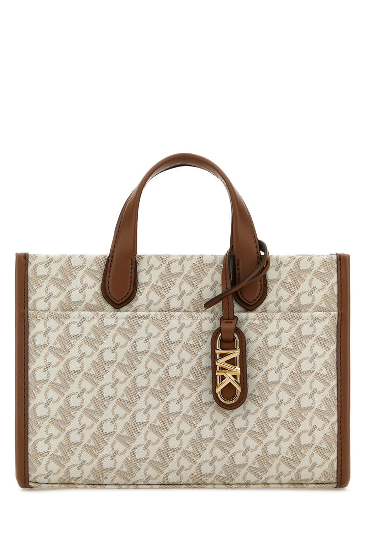 Printed canvas small Gigi handbag