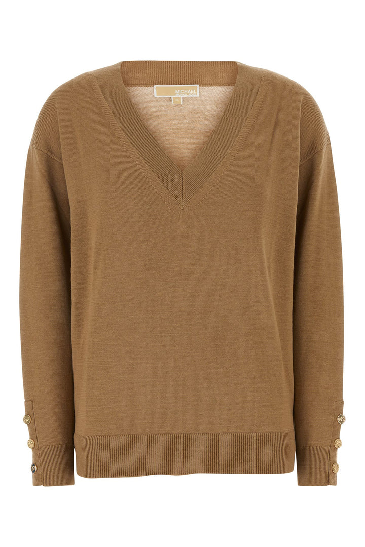 Camel wool sweater