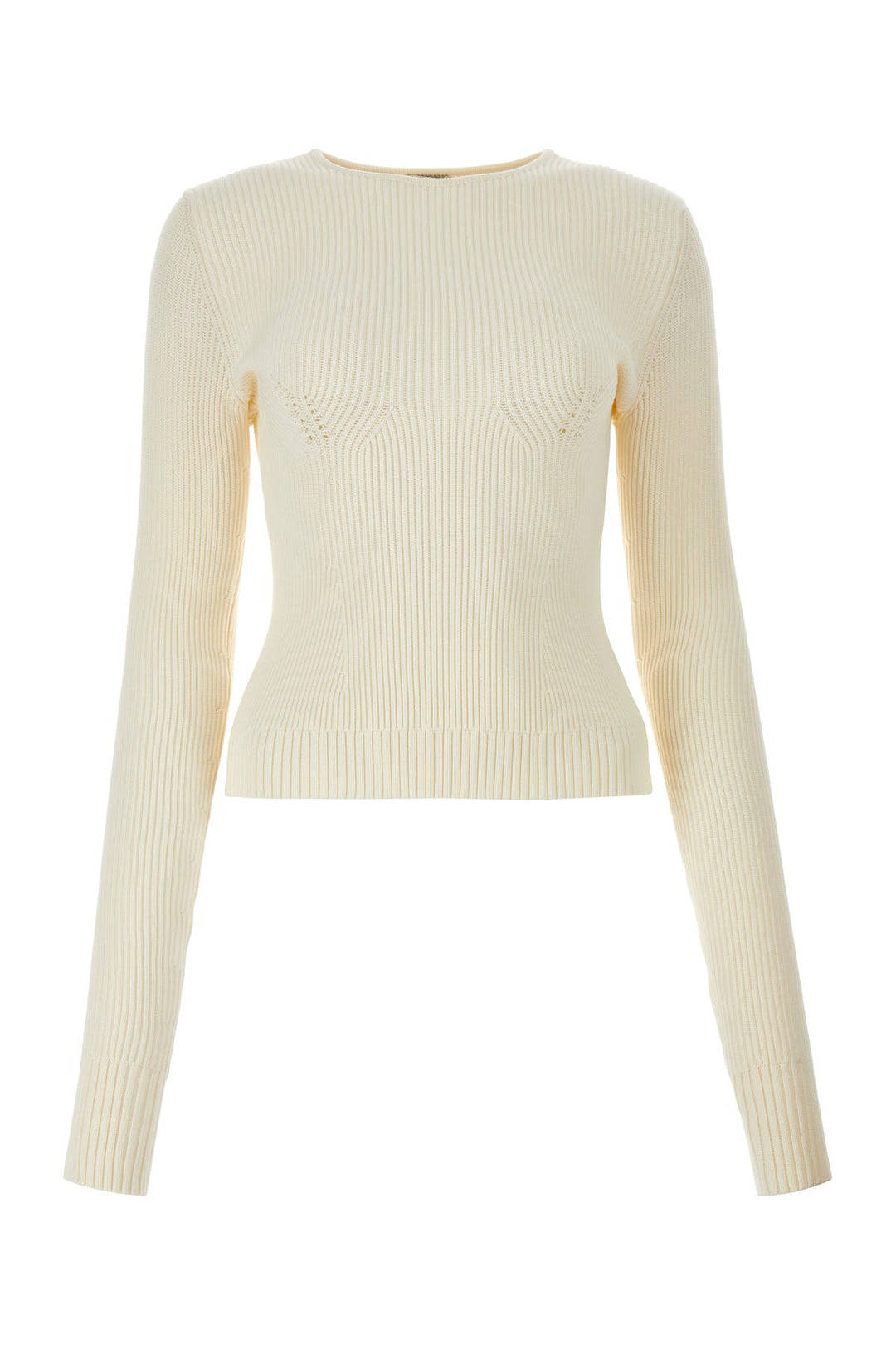 Cream viscose blend sweater