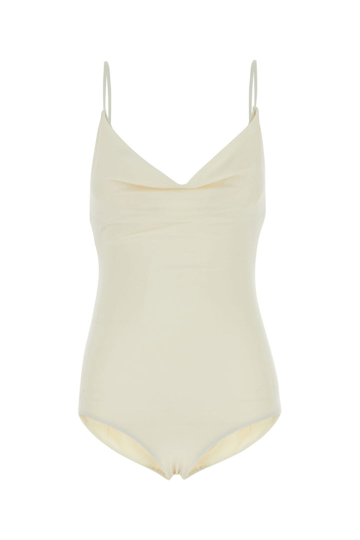 Ivory stretch nylon swimsuit