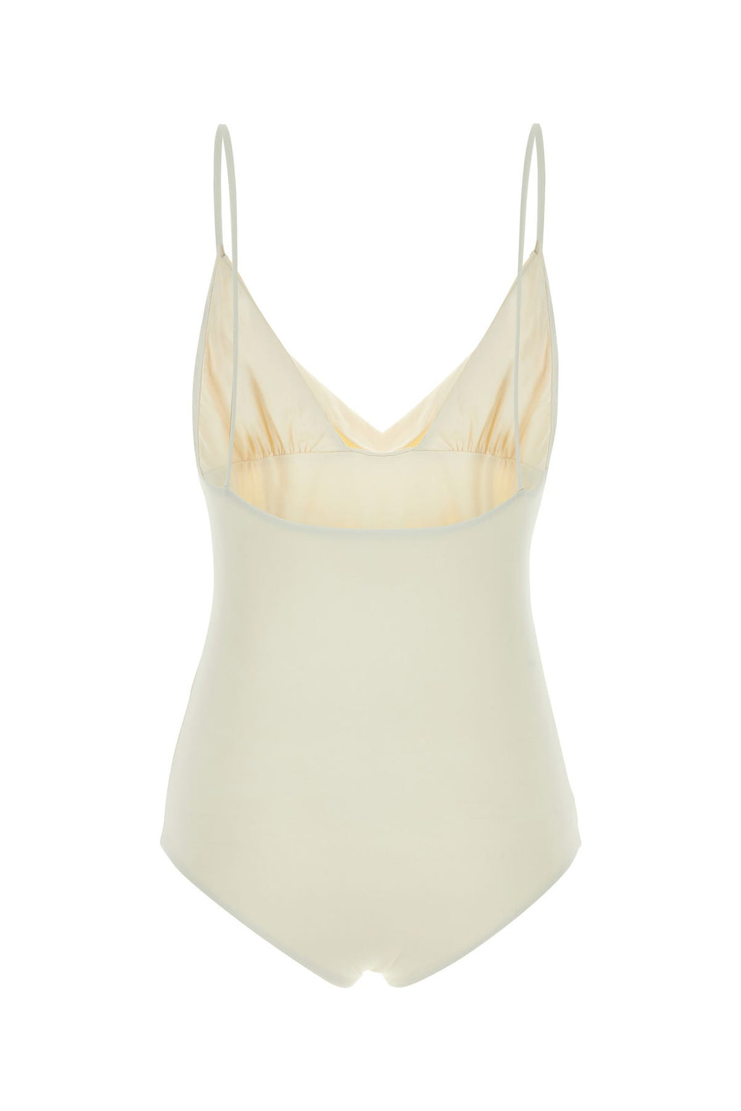 Ivory stretch nylon swimsuit