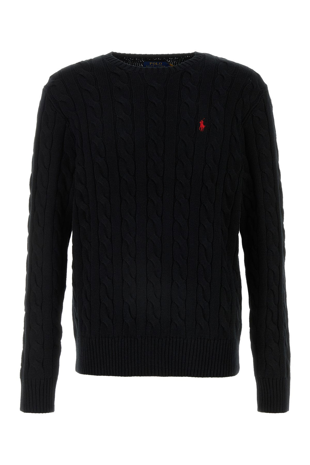 Black cotton sweater