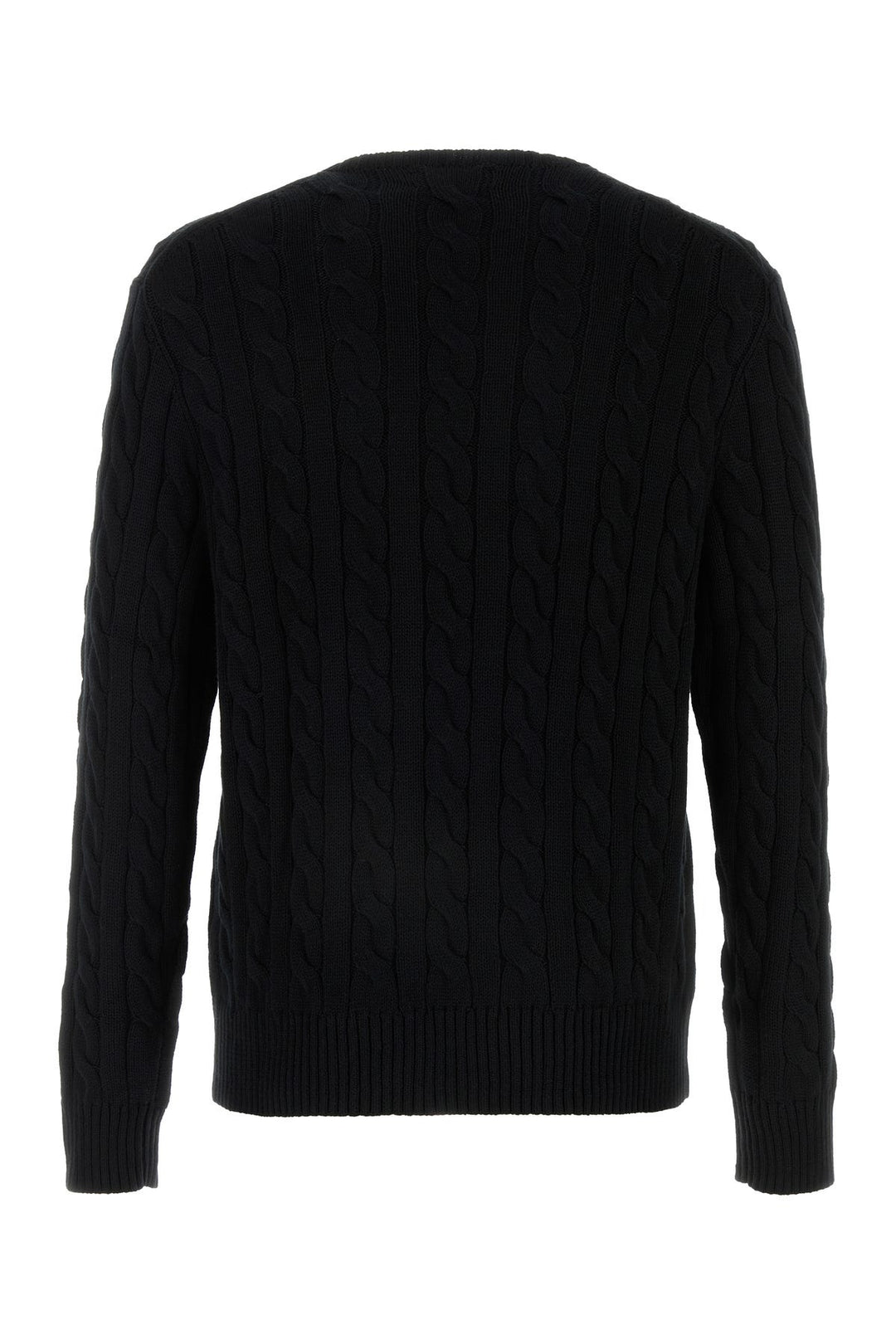 Black cotton sweater