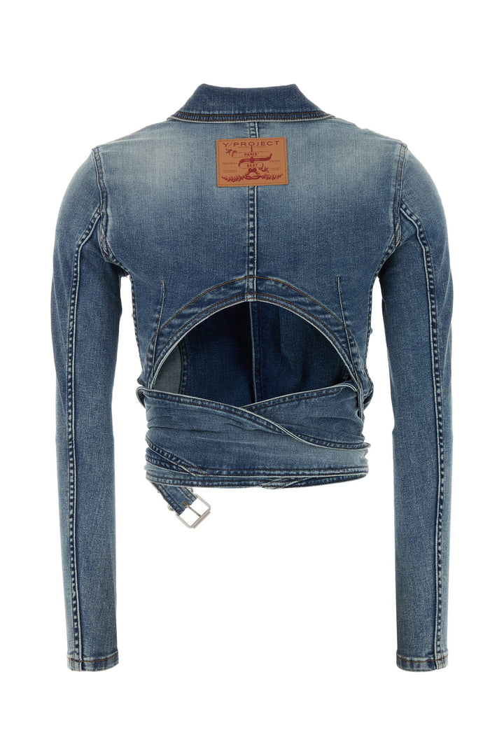 Stretch denim jacket