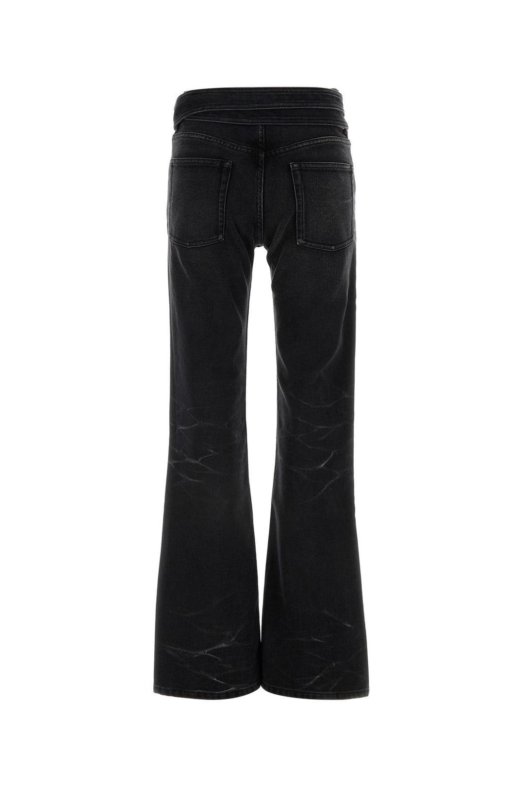 Black denim jeans