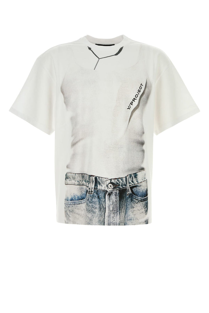 White cotton t-shirt