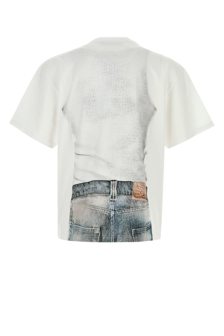 White cotton t-shirt