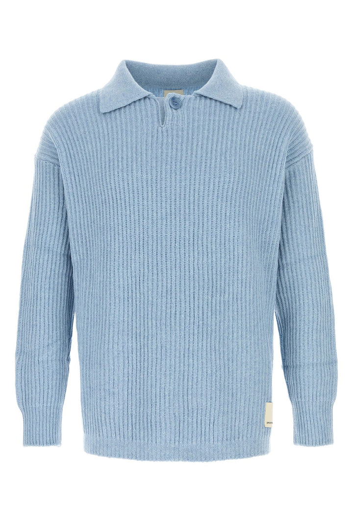 Light blue wool blend sweater