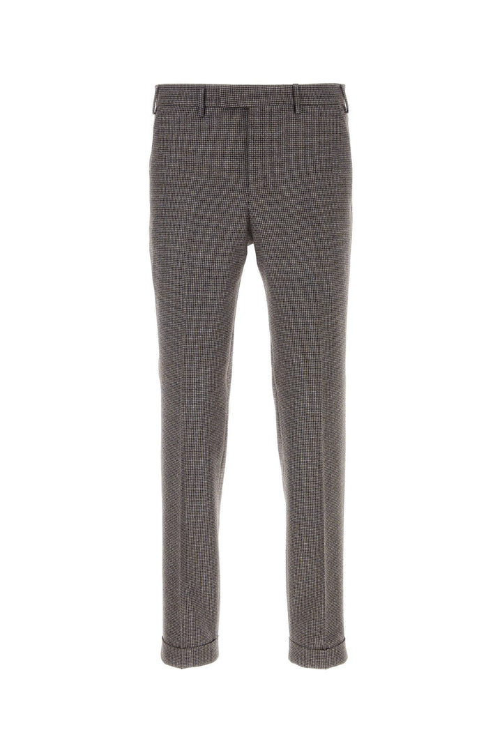 Embroidered houndstooth pant