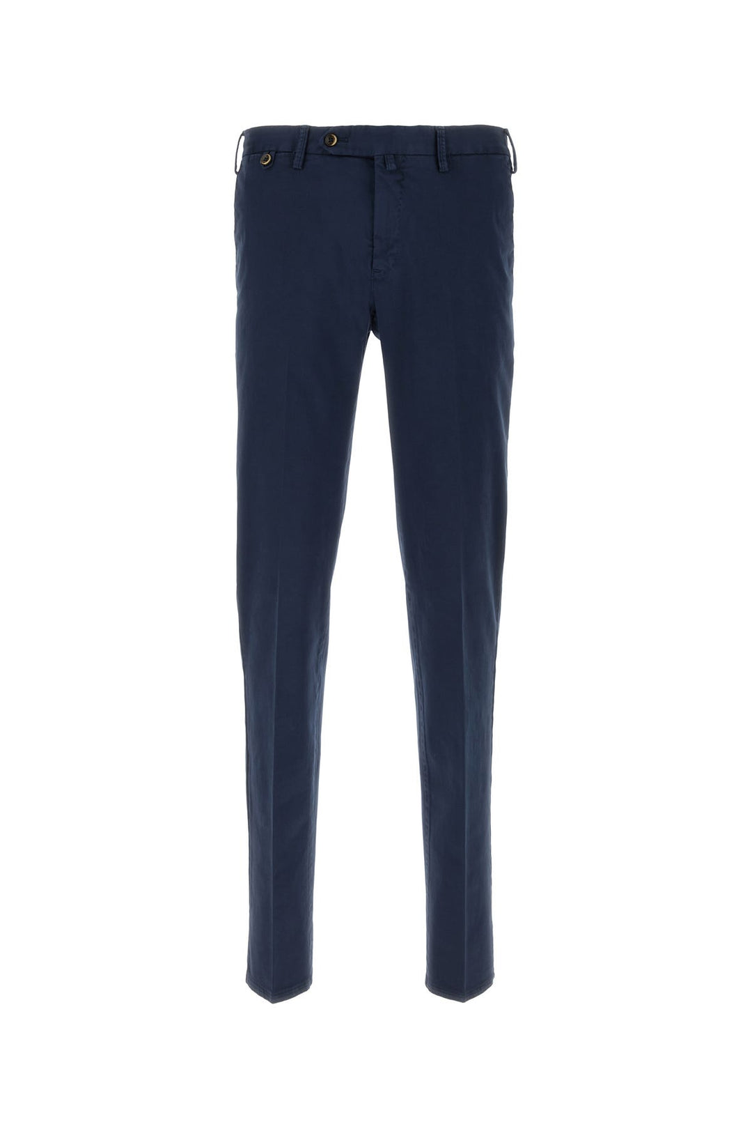 Navy blue stretch cotton pant