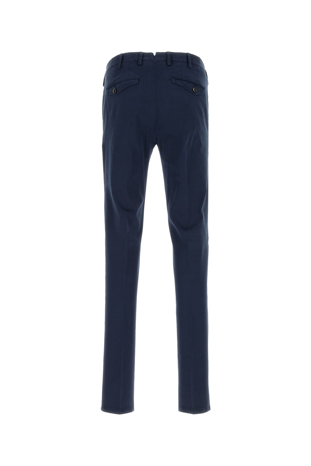 Navy blue stretch cotton pant