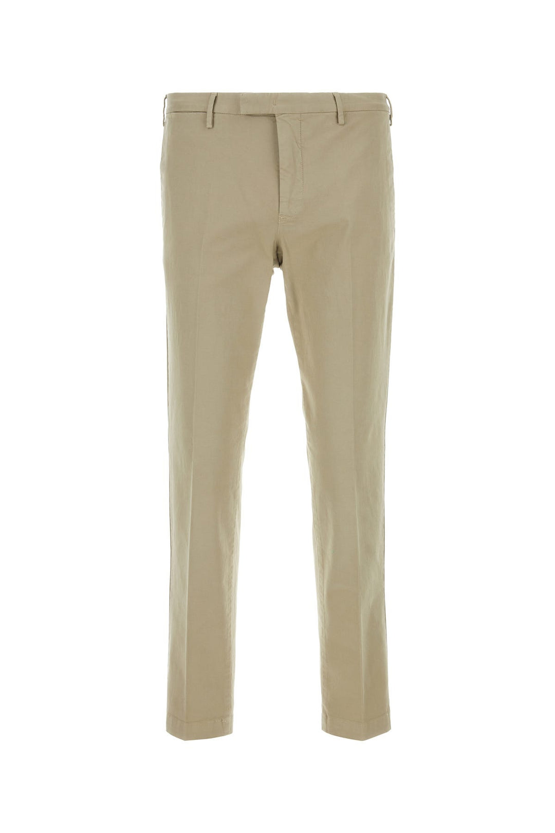 Beige stretch cotton pant