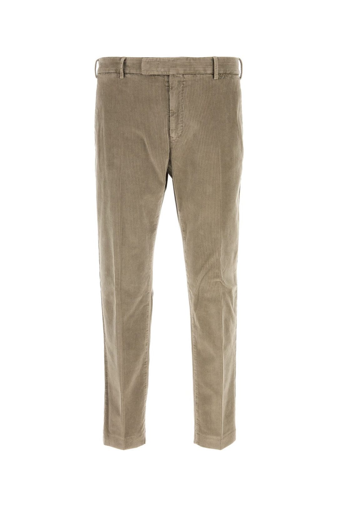 Beige stretch corduroy pant