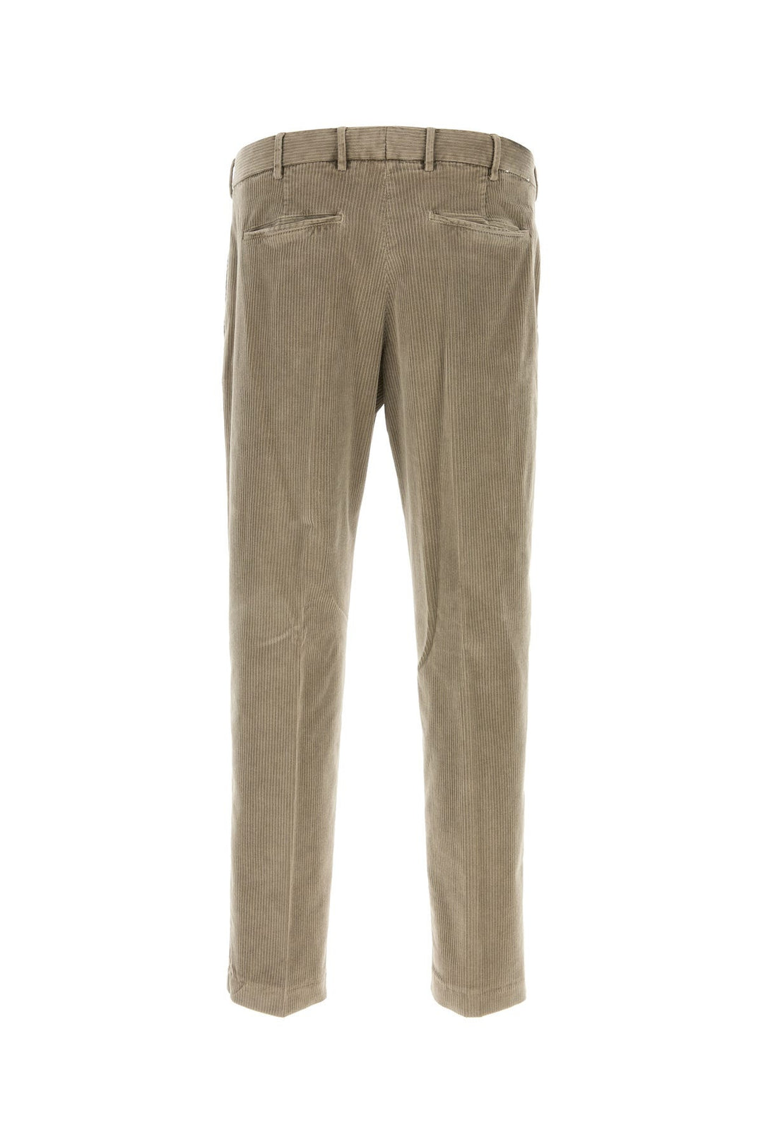 Beige stretch corduroy pant