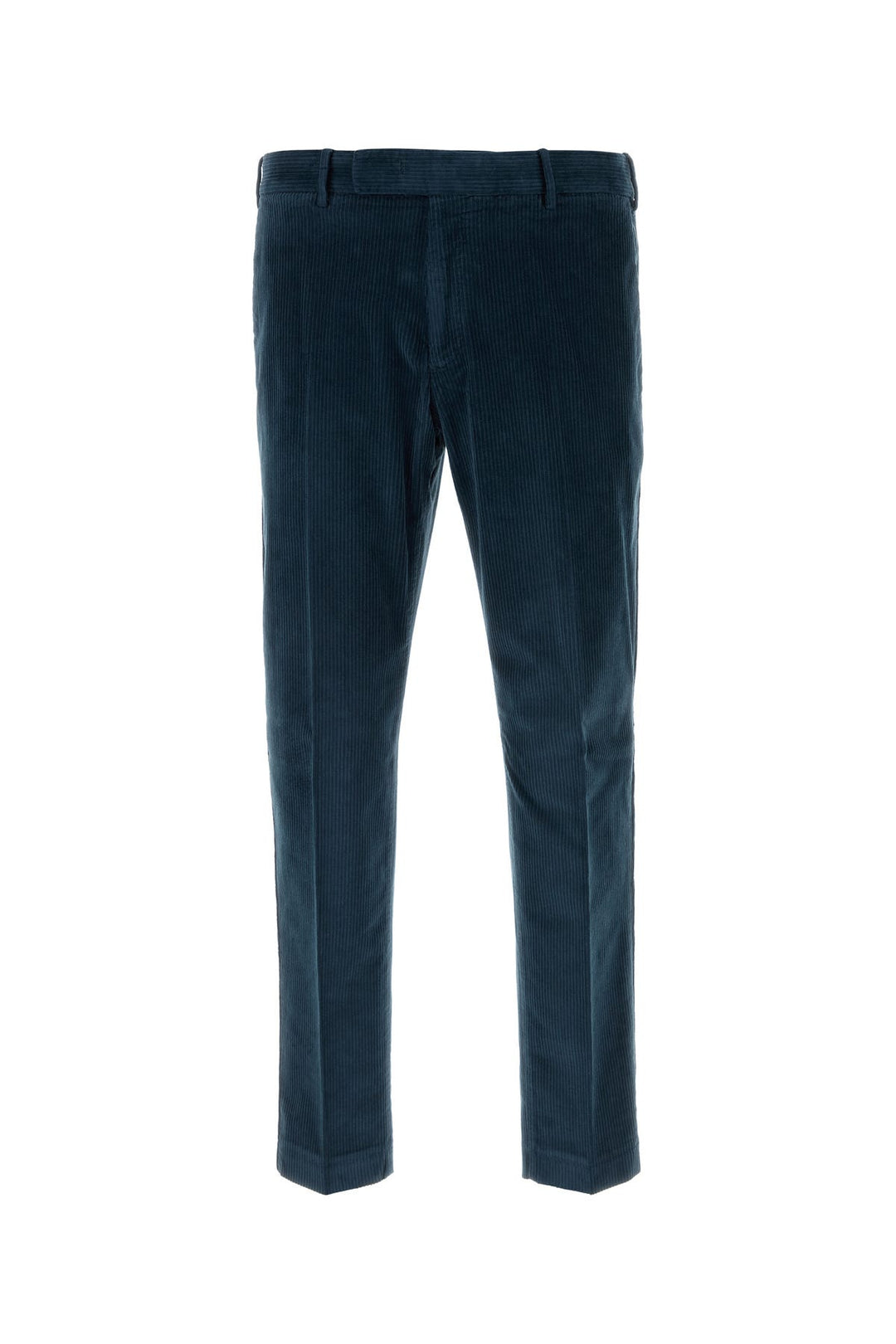 Navy blue stretch corduroy pant