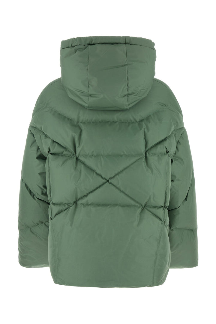 Sage green polyester down jacket