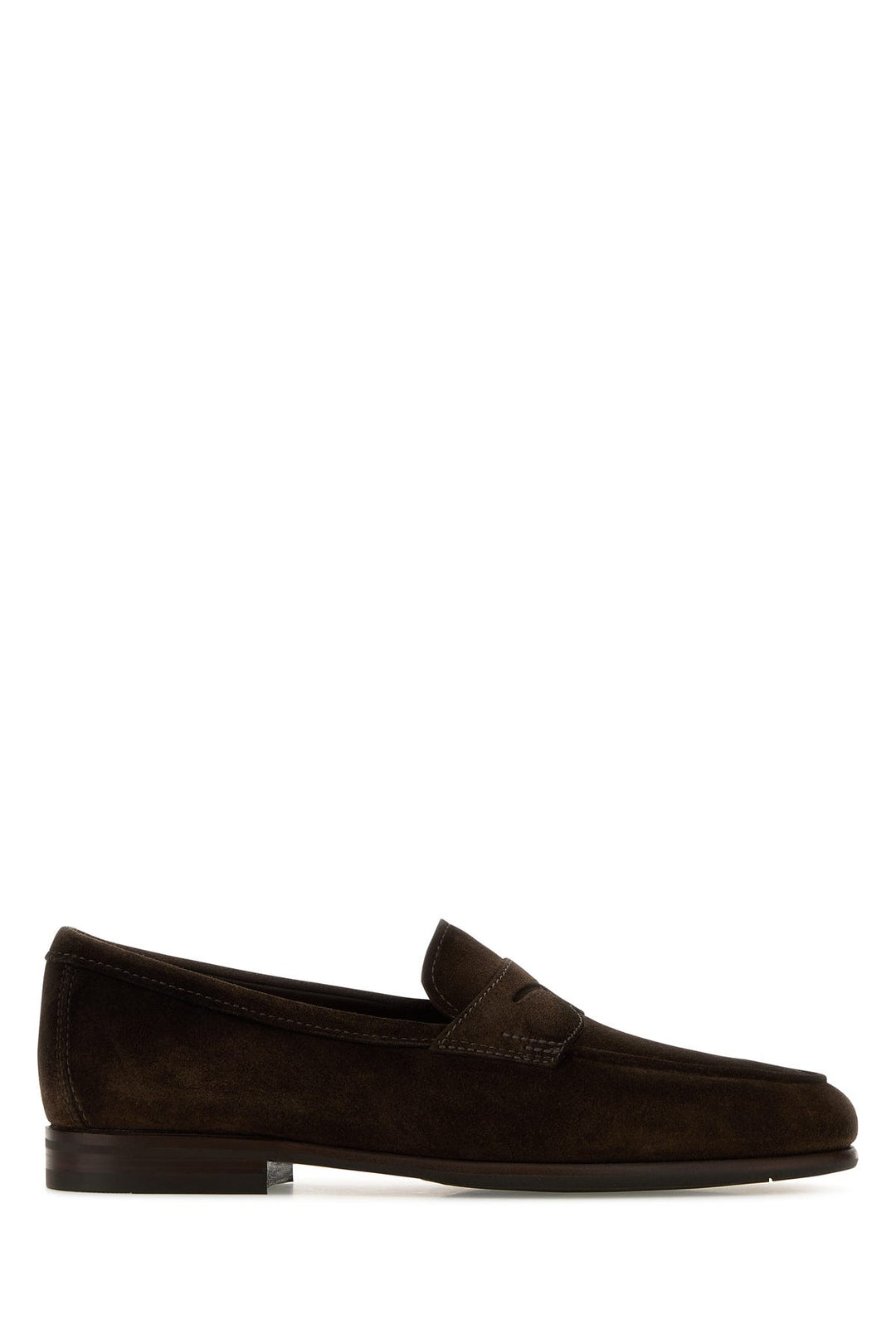 Brown suede Carlos loafers