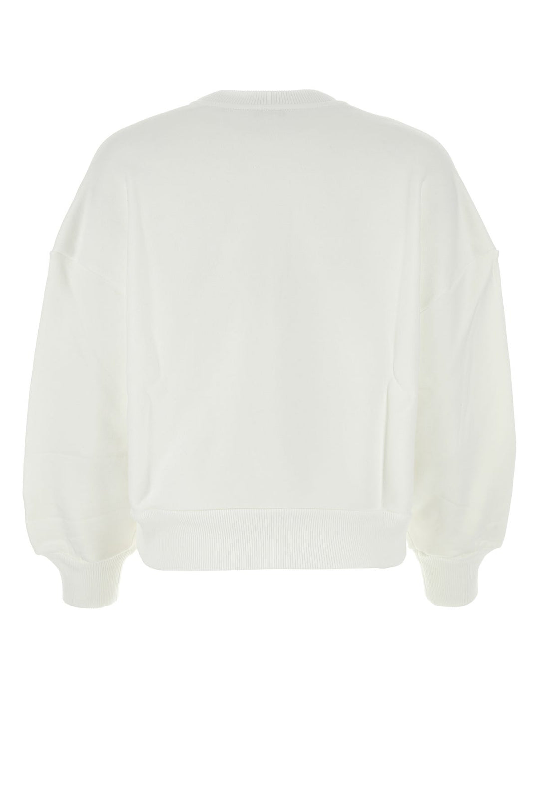 White cotton sweatshirt