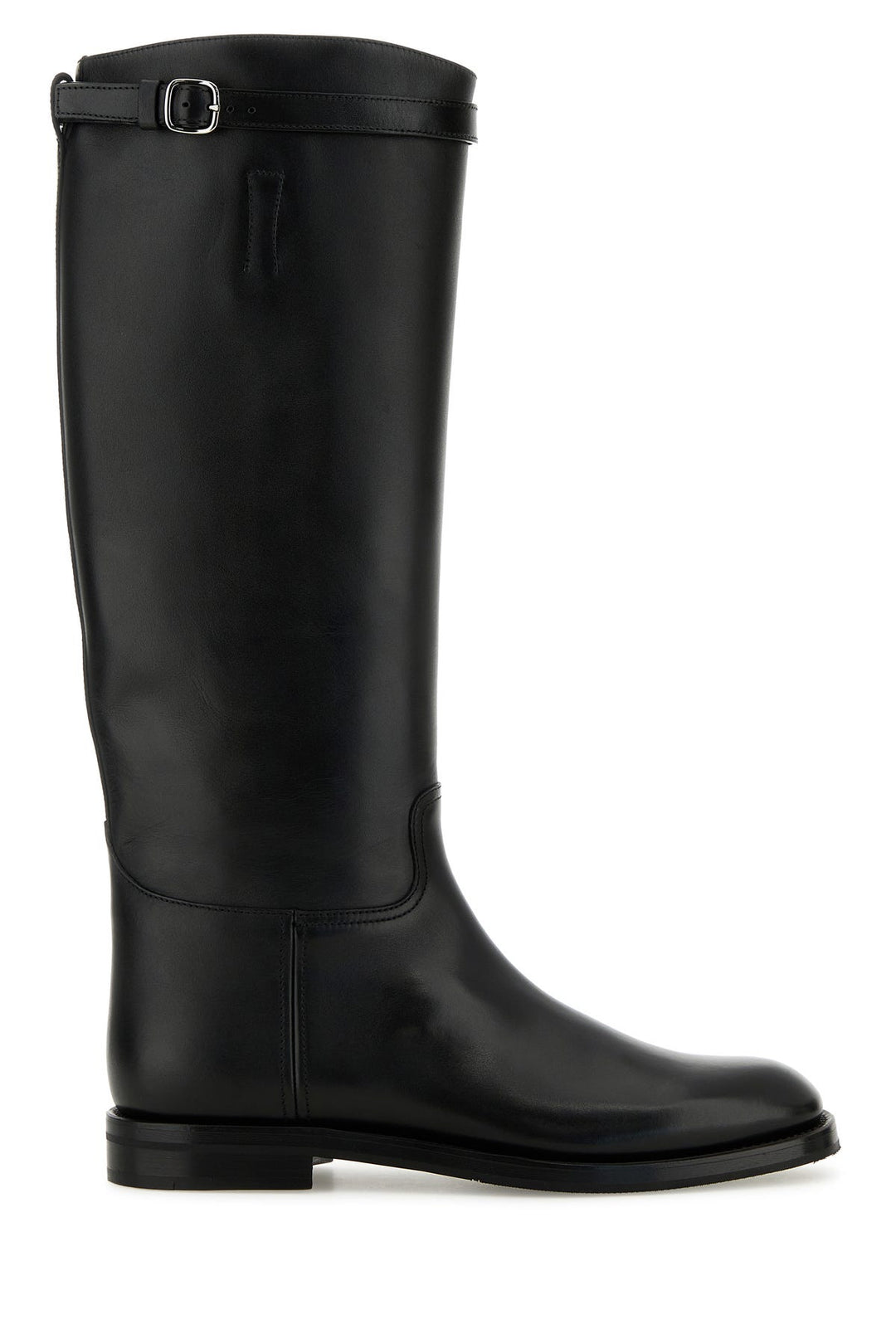 Black leather Michelle boots