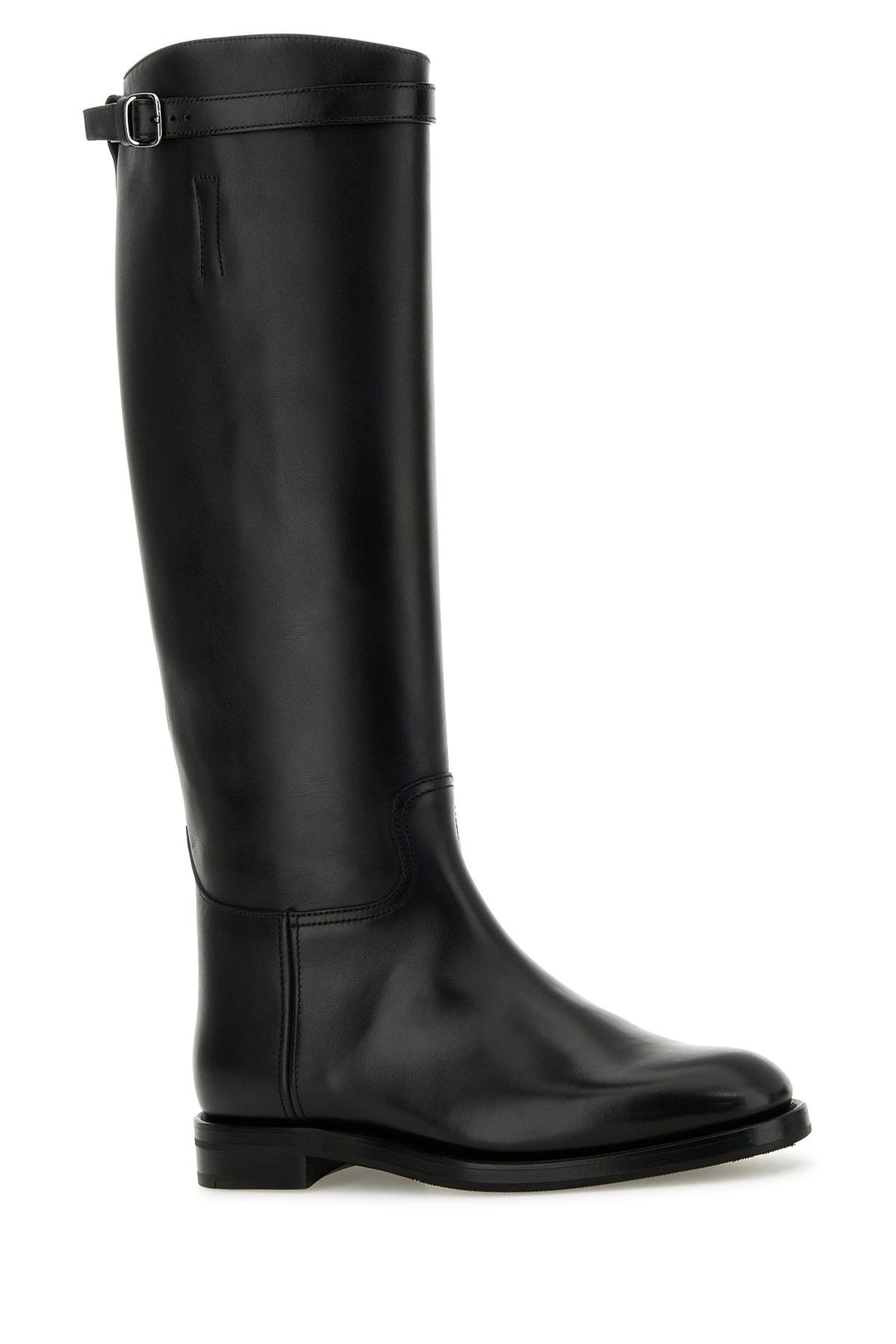 Black leather Michelle boots