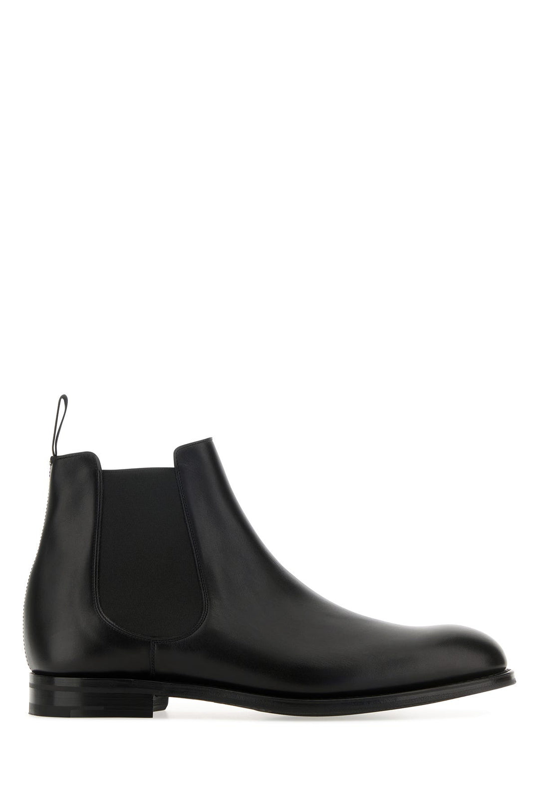 Black leather Amberley ankle boots