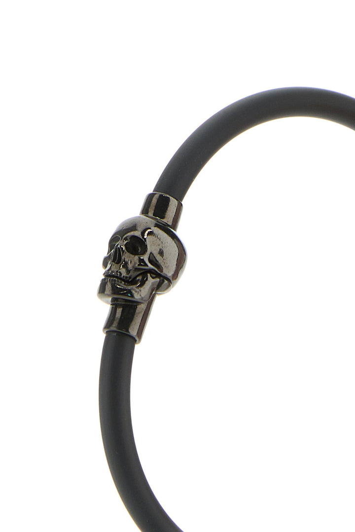 Black rubber Skull bracelet