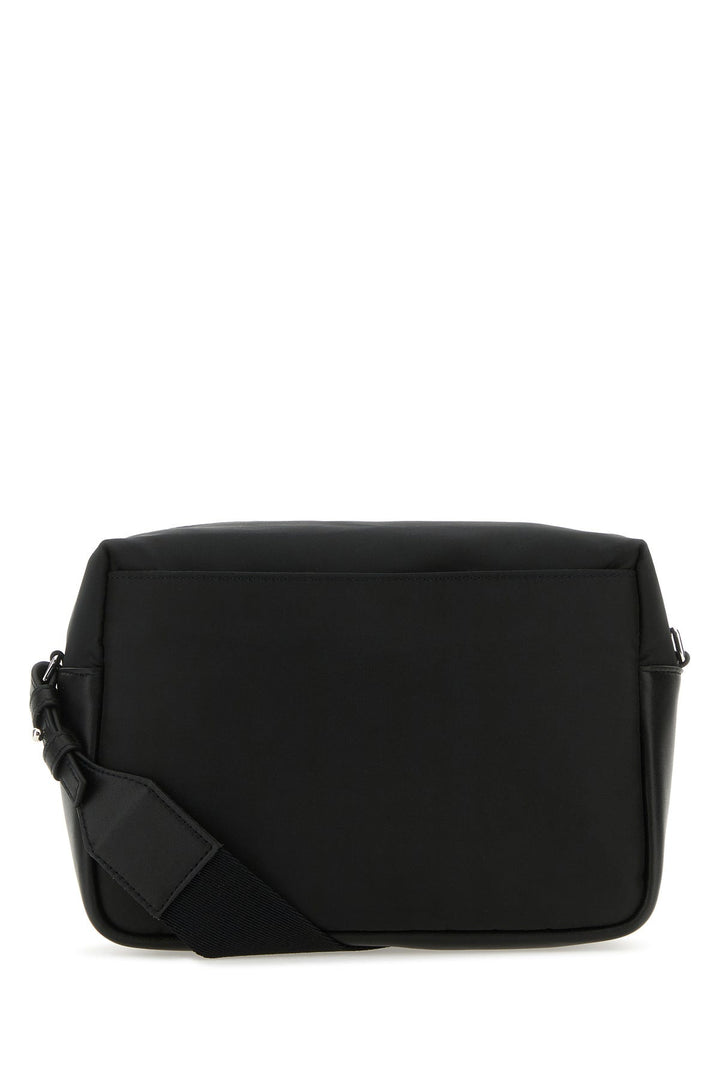 Black fabric McQueen Graffiti crossbody bag