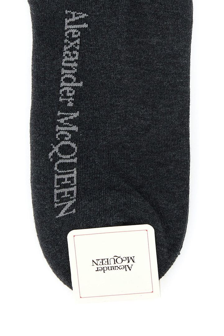 Graphite stretch cotton blend socks