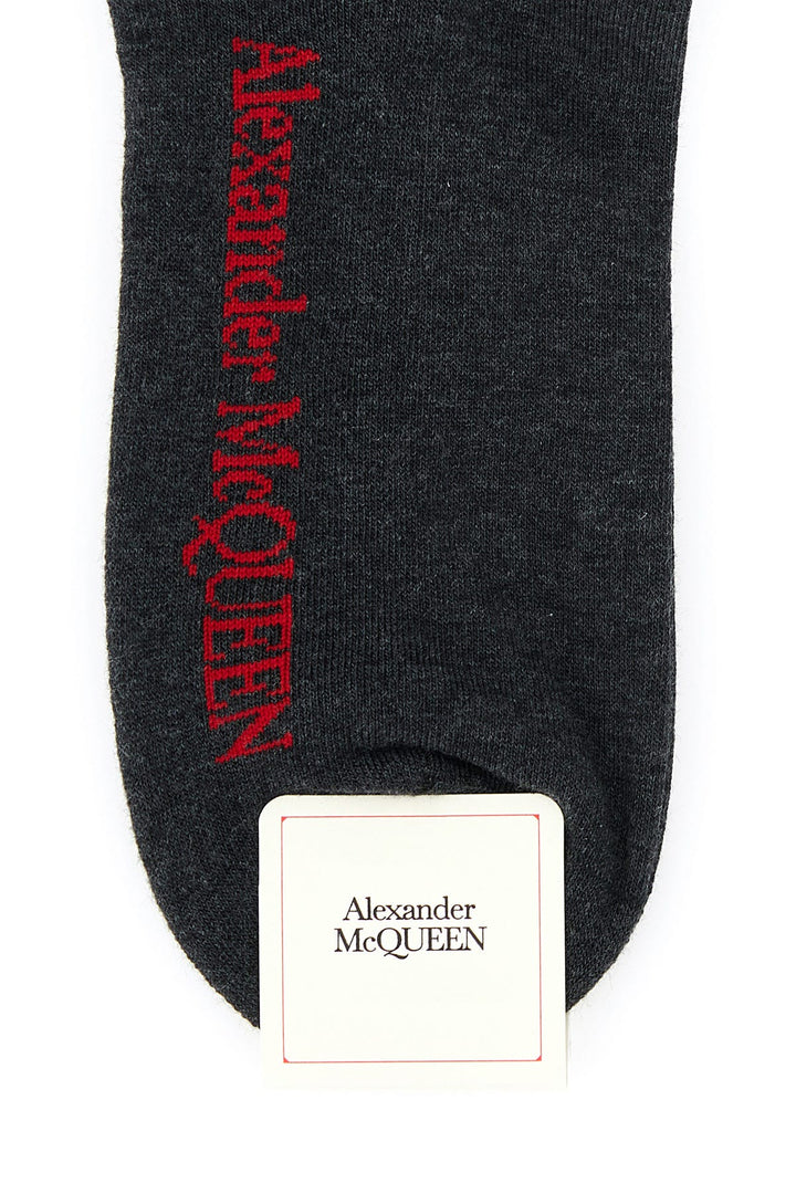 Graphite stretch cotton blend socks