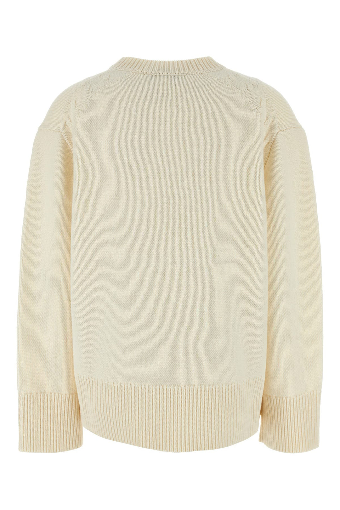 Ivory wool blend Ash oversize sweater